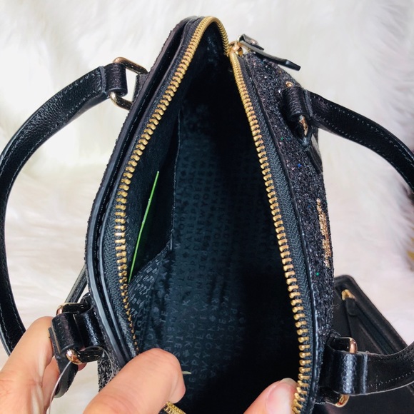 Kate Spade Mini Reiley Glitter Satchel Wallet Set - Picture 6 of 8